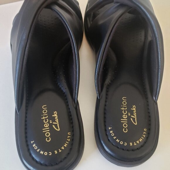 Clarks Women's Reyna Twist Flat Sandal size 7 New in Box - Picture 7 of 10